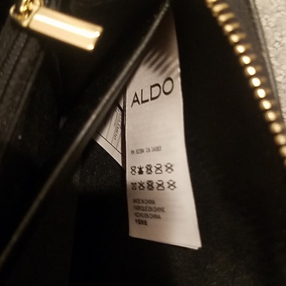 BNWT ALDO Black and White snake skin clutch - Picture 5 of 5